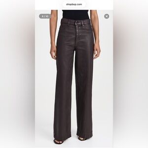 DL1961
Hepburn Wide Leg High Rise Coated Jeans

Color : MULBERRY